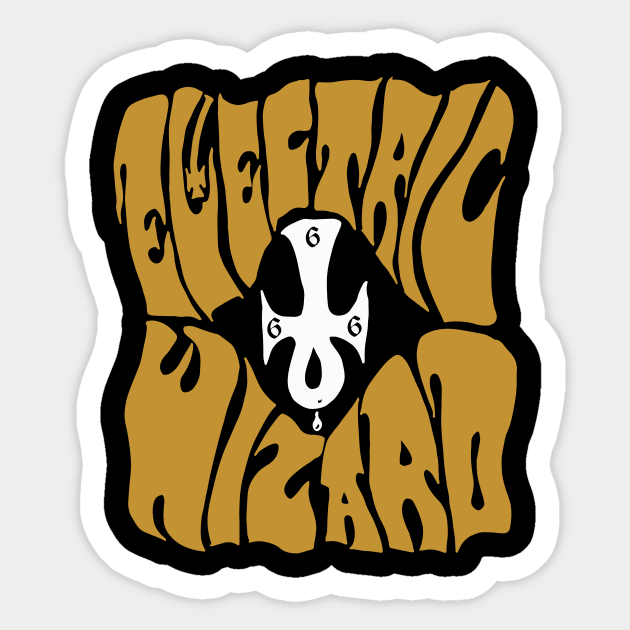 Electric Wizard Sticker by Beata Lazaro